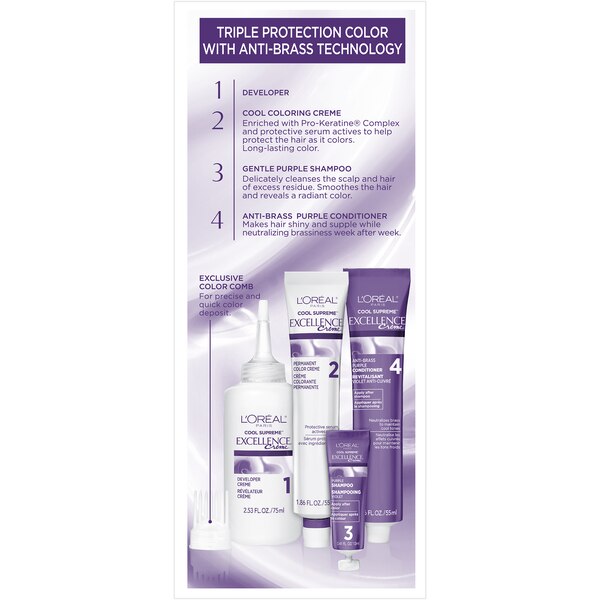 L'Oreal Paris Excellence Cool Supreme Permanent Gray Coverage Hair Color