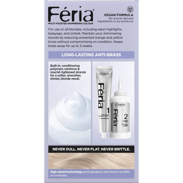 L'Oreal Paris Feria Power Toner, Long Lasting Anti Brass Toner