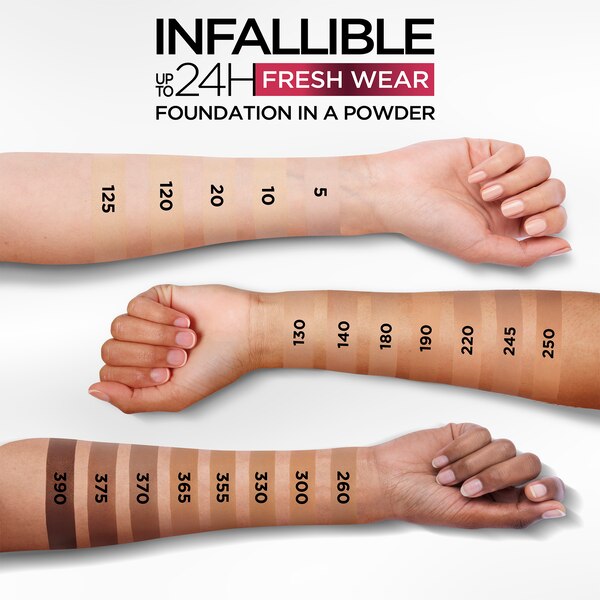 L'Oreal Paris Infallible Up to 24H Fresh Wear in a Powder, Matte Finish