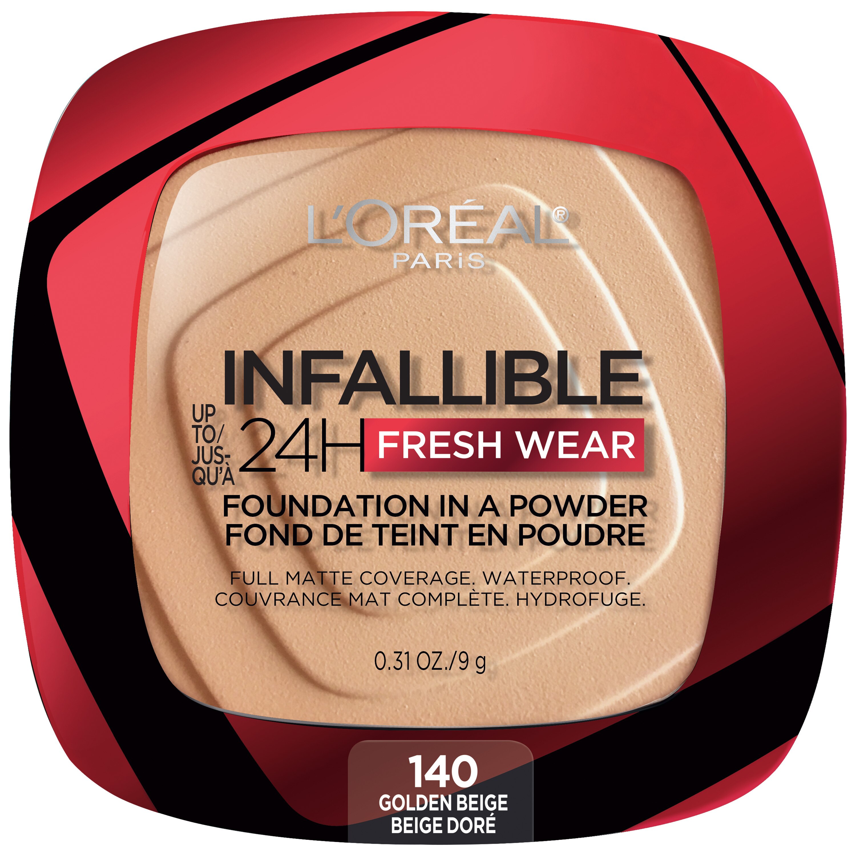 L'Oreal Paris Infallible Up to 24H Fresh Wear - Base en polvo, acabado mate