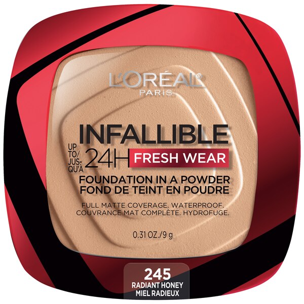 L'Oreal Paris Infallible Up to 24H Fresh Wear - Base en polvo, acabado mate