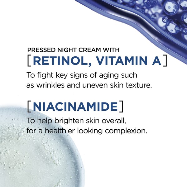 L'Oreal Paris Revitalift Hydrating Pressed Night Moisturizer with Retinol, 1.7 OZ