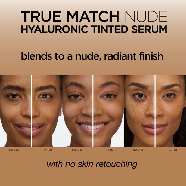 L'Oreal Paris True Match Hyaluronic Tinted Serum, Makeup Skincare Hybrid