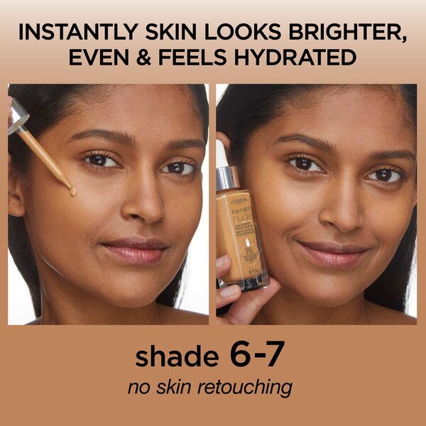 L'Oreal Paris True Match Hyaluronic Tinted Serum, Makeup Skincare Hybrid