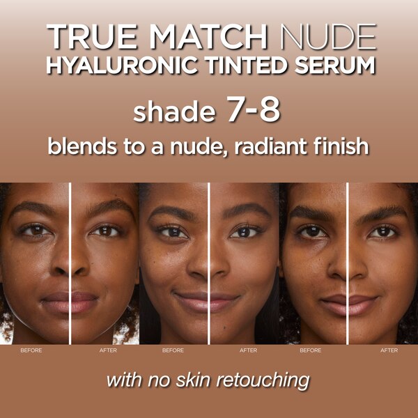 L'Oreal Paris True Match Hyaluronic Tinted Serum, Makeup Skincare Hybrid