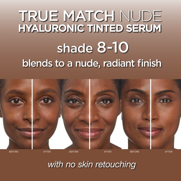 L'Oreal Paris True Match Hyaluronic Tinted Serum, Makeup Skincare Hybrid