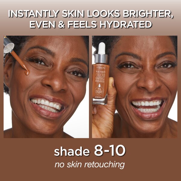 L'Oreal Paris True Match Hyaluronic Tinted Serum, Makeup Skincare Hybrid