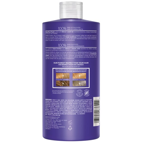 L'Oreal Paris EverPure Sulfate Free Purple Shampoo