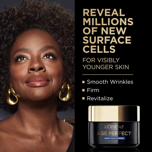 L'Oreal Paris Age Perfect Cell Renewal Anti-Aging Night Moisturizer, 1.7 OZ