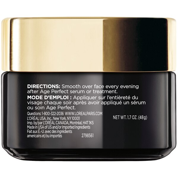 L'Oreal Paris Age Perfect Cell Renewal Anti-Aging Night Moisturizer, 1.7 OZ