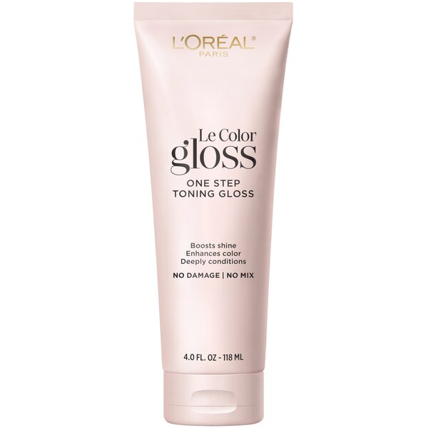 L'Oreal Paris Le Color Gloss One Step In-Shower Toning Gloss, Platinum Pearl