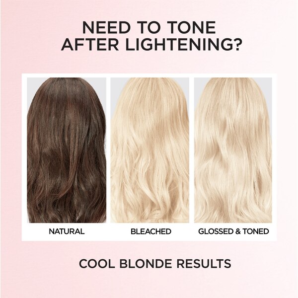 L'Oreal Paris Le Color Gloss One Step In-Shower Toning Gloss, Platinum Pearl