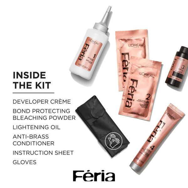 L'Oreal Paris Feria Platinum Bounce Bond Care Lightening System