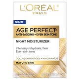L'Oreal Paris Age Perfect Collagen Expert Night Moisturizer for Face, 2.5 OZ, thumbnail image
