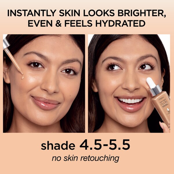 L'Oreal Paris True Match Hyaluronic Tinted Serum, Makeup Skincare Hybrid