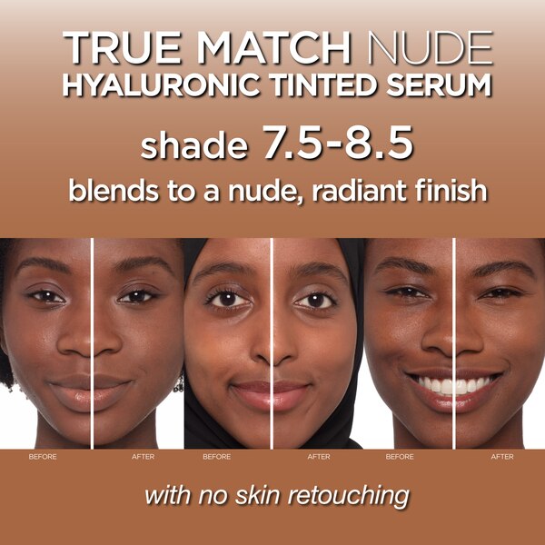 L'Oreal Paris True Match Hyaluronic Tinted Serum, Makeup Skincare Hybrid