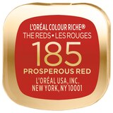 L'Oreal Paris Colour Riche Reds of Worth Satin Lipstick with Intense Color, thumbnail image