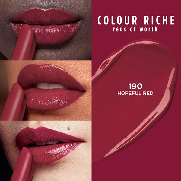 L'Oreal Paris Colour Riche Reds of Worth Satin Lipstick with Intense Color
