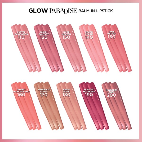 L'Oreal Paris Glow Paradise Balm-in-Lipstick with Pomegranate Extract