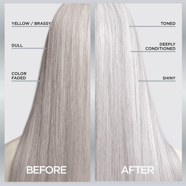 L'Oreal Paris Le Color Gloss One Step In-Shower Toning Gloss, Silver White