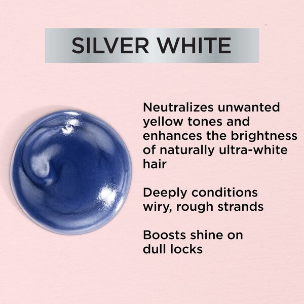 L'Oreal Paris Le Color Gloss One Step In-Shower Toning Gloss, Silver White