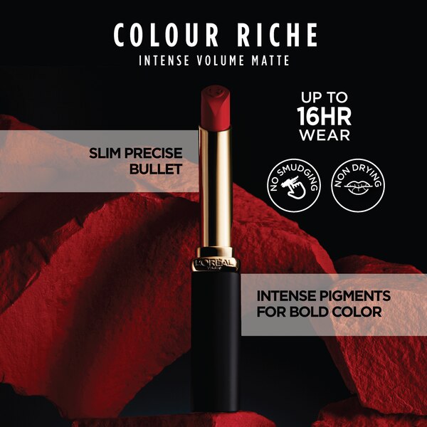 L'Oreal Paris Colour Riche Intense Volume - Lápiz labial mate