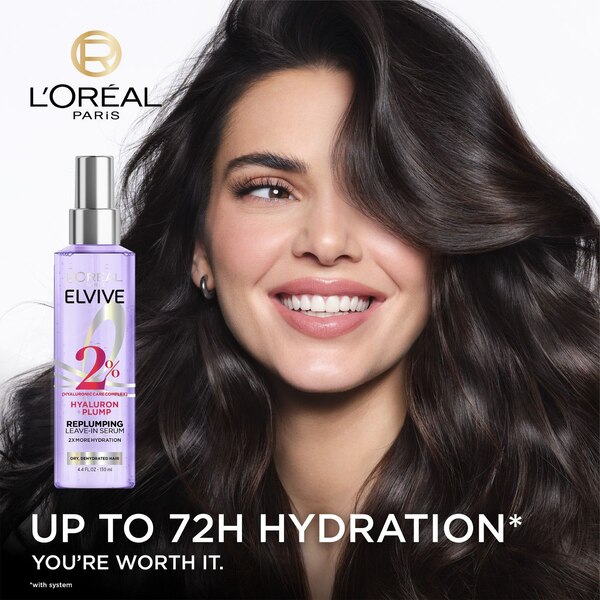 L'Oreal Paris Elvive Hyaluron + Plump Moisture Replumping Hair Serum
