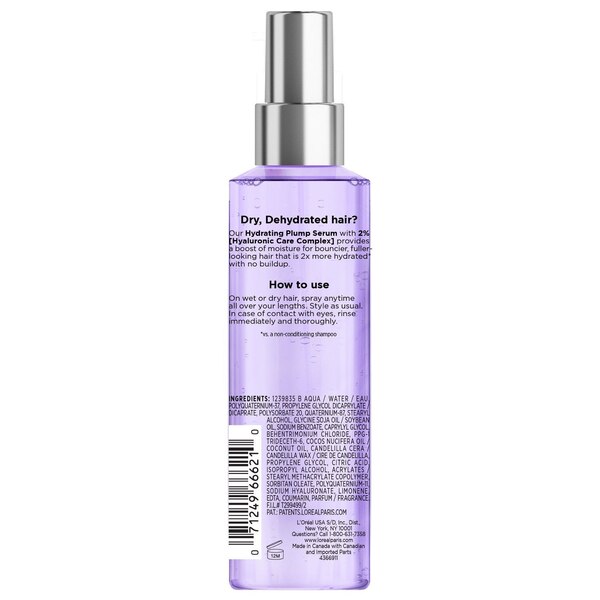 L'Oreal Paris Elvive Hyaluron + Plump Moisture Replumping Hair Serum