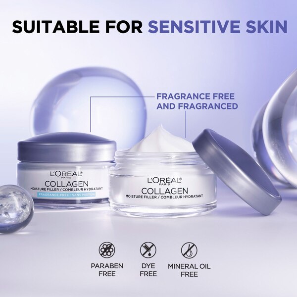 L'Oreal Paris Collagen Moisture Filler, Fragrance Free