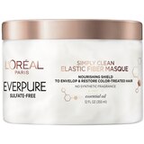 L'Oreal Paris EverPure Sulfate Free Simply Clean Elastic Fiber Masque, 12 OZ, thumbnail image