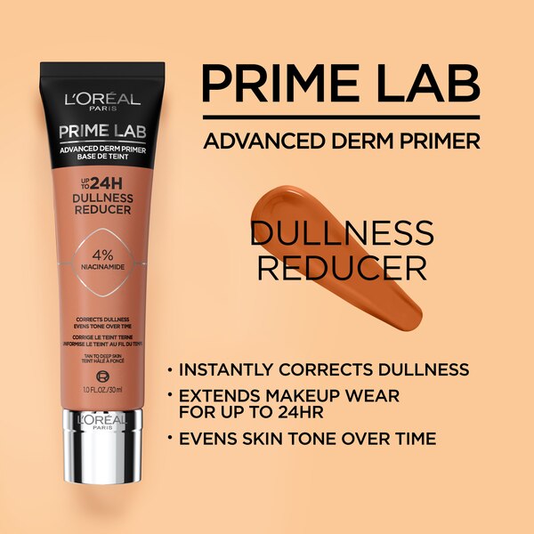 L'Oreal Paris Prime Lab Up to 24H Dullness Reducer, Dullness Reducer, 1.01 fl oz