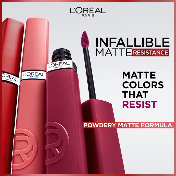 L'Oreal Paris Infallible Matte Resistance - Lápiz labial líquido