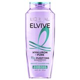 L'Oreal Paris Elvive Hyaluron + Pure 72H Purifying Shampoo for Oily Hair, 12.6 OZ, thumbnail image