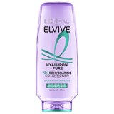 L'Oreal Paris Elvive Hyaluron + Pure Rehydrating Conditioner, 12.6 OZ, thumbnail image