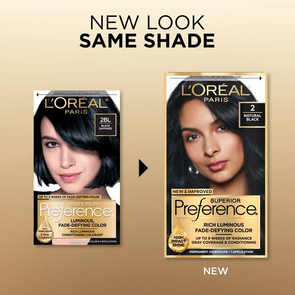 L'Oreal Paris Superior Preference Fade-Defying Shine Permanent Hair Color