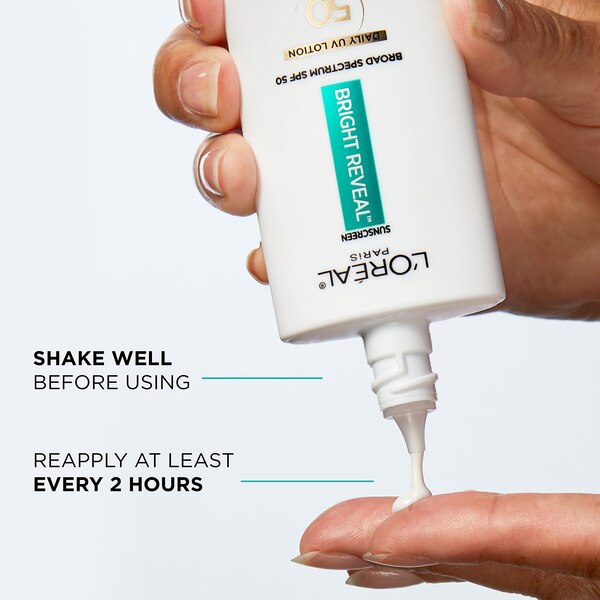 L'Oreal Paris Bright Reveal Broad Spectrum SPF 50 Invisible UV Sunscreen Lotion