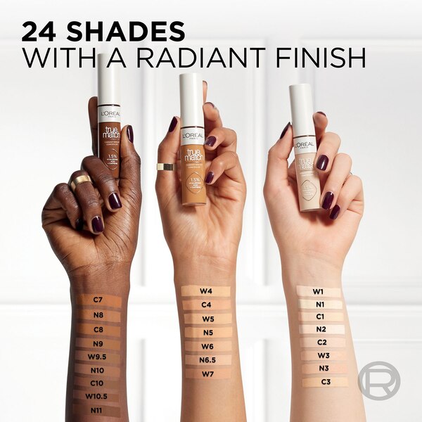 L'Oréal Paris Radiant Serum Concealer with Hyaluronic Acid & Caffeine, .33 OZ