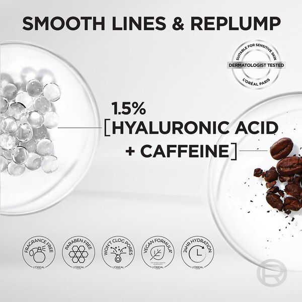 L'Oréal Paris Radiant Serum Concealer with Hyaluronic Acid & Caffeine, .33 OZ