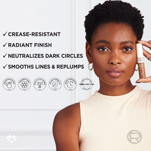 L'Oréal Paris Radiant Serum Concealer with Hyaluronic Acid & Caffeine, .33 OZ