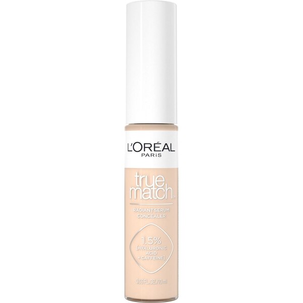 L'Oréal Paris Radiant Serum Concealer with Hyaluronic Acid & Caffeine, .33 OZ
