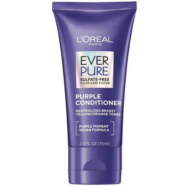 L'Oreal Paris EverPure Sulfate Free Purple Conditioner, 2.5 OZ
