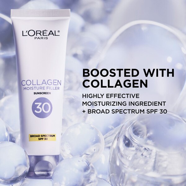 L'Oreal Paris Collagen Moisture Sunscreen, Broad Spectrum SPF 30
