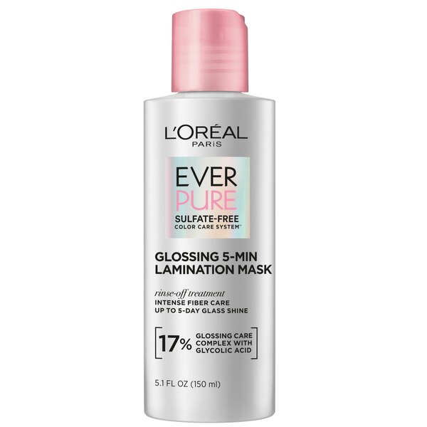 L'Oreal Paris EverPure Sulfate Free Glossing Hair Mask, 5.1 OZ