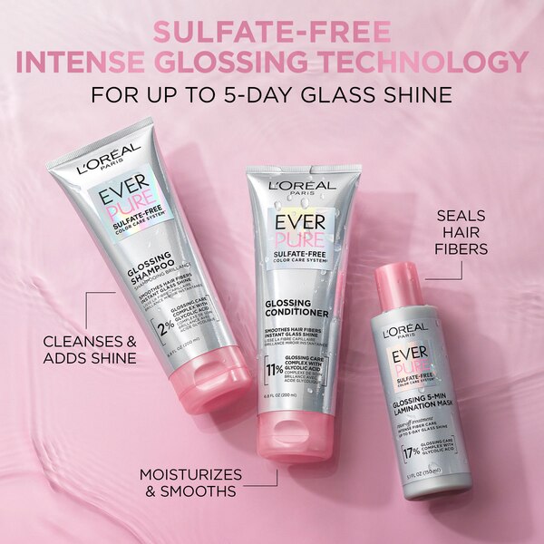 L'Oreal Paris EverPure Sulfate Free Glossing Hair Mask, 5.1 OZ