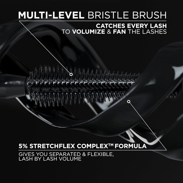 L'Oreal Paris Voluminous Original Washable Mascara, 315 Black Brown