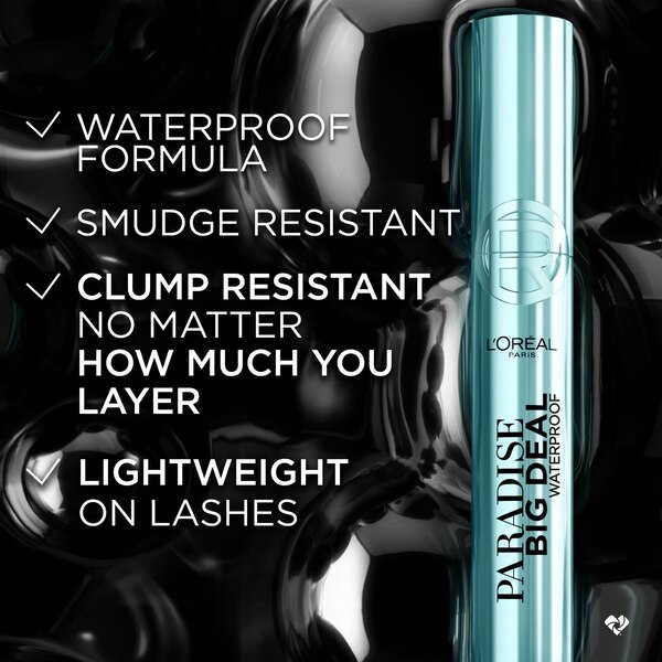 L'Oreal Paris Paradise Big Deal Waterproof Mascara, Black