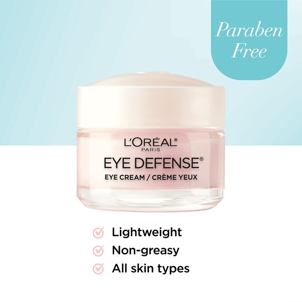 L'Oreal Paris Eye Defense - Crema para ojos, 0.5 oz