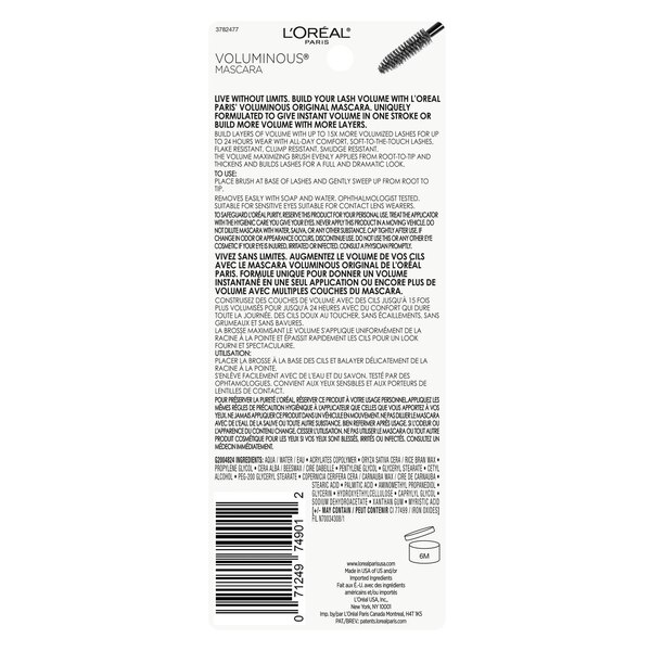 L'Oreal Paris Voluminous Original Washable Mascara