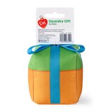 Pet Central Squeaky Present Dog Toy, Assorted Colors, 1 ct, thumbnail image
