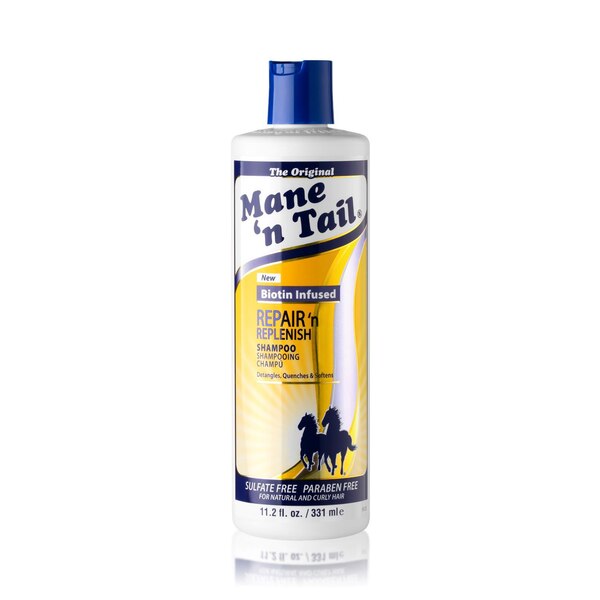 Mane 'n Tail Biotin Infused Repair 'n Replenish Shampoo, 11.2 OZ